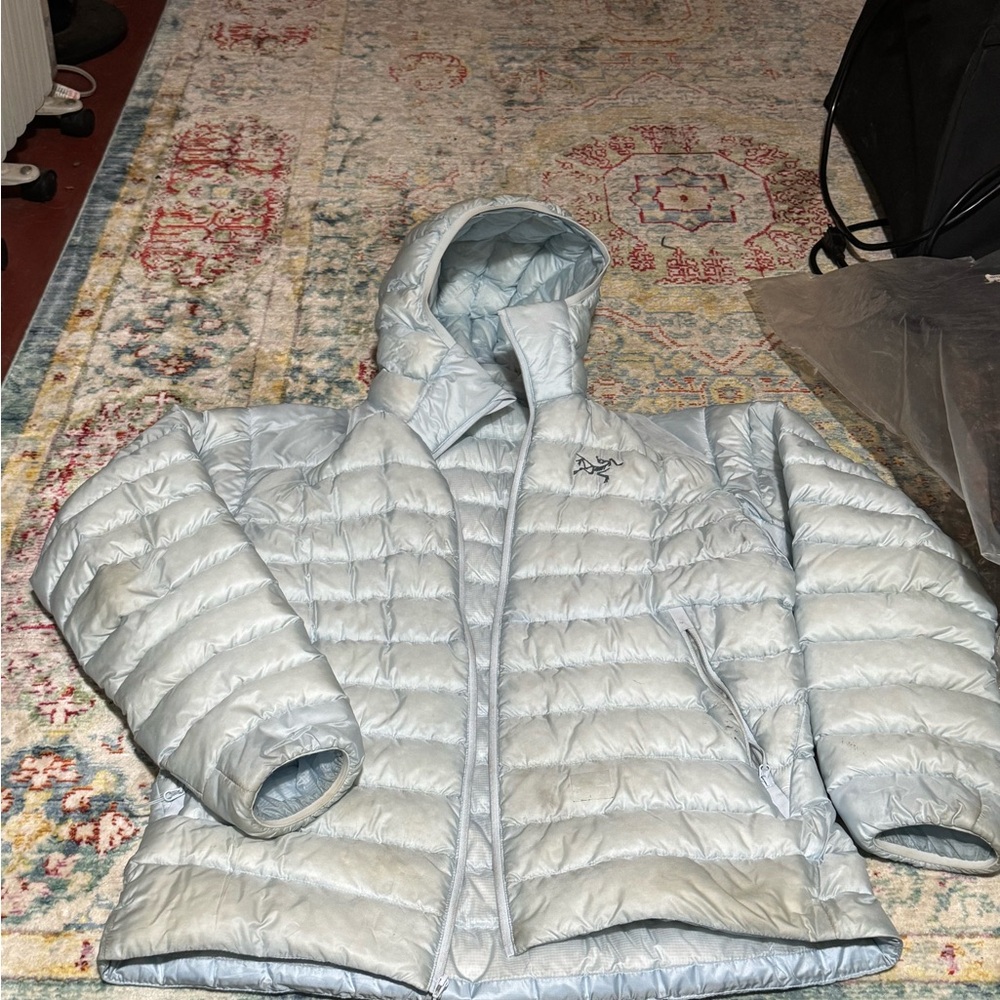Arcteryx Light Blue Cerium Puffer Jacket Medium